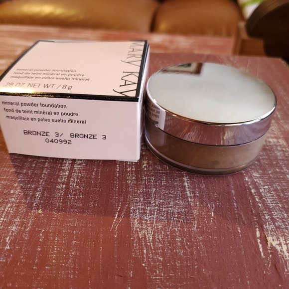 Bronze 3 Mary Kay Mineral Powder Foundation -  Recently Discontinued - Picture 2 of 8